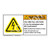 Warning/Hazardous Voltage Label (H6010-L87WH)