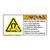 Warning/High Magnetic Field Label (H6048-Y99WH)