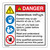 Danger/Hazardous Voltage Label (HMS-233DHP-)