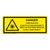 Danger/Laser Radiation Class 4 Label (IEC-6003-E69-H)