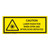 Caution/Laser Radiation Class 1 Label (IEC-6003-E80-H)