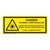 Danger/Invisible Laser Radiation Class 4 Label (IEC-6003-E94-H)