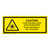 Caution/Invisible Class 1M Laser Label (IEC-6003-E96-H)
