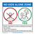 No Kids Alone Zone Sign (WSS1050-2b-e) )