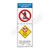 No Lifeguard on Duty/No Long Breath Holding Sign (WSS2255-42b-e) )