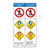 No Lifeguard on Duty/Non-Swimmers WearSign (WSS2359-45b-esm))