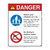 Danger/Watch Your Children Sign (WSS3207-19b-e) )