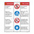 Danger/No Lifeguard on Duty Sign (WSS3403-26b-esm) )