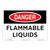 Danger/Flammable Liquids Sign (OS1080DH-)