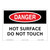 Danger/Hot Surface Sign (OS1099DH-)