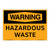 Warning/Hazardous Waste Sign (OS1143WH-)