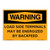 Warning/Load Side Terminals Sign (OS1173WH-)