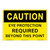 Caution/Eye Protection Required Sign (OS1188CH-)