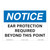 Notice/Ear Protection Sign (OS1236NH-)