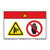 Danger/Crush Hazard Label (WF2-041-DH)