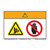 Warning/Crush Hazard Label (WF2-048-WH)