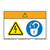 Warning/Hazardous Voltage Label (WF2-117-WH)