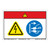 Danger/Hazardous Voltage Label (WF2-123-DH)