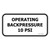 Operating Backpressure 10 PSI (DPP-1512069)