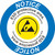 Notice/ESD Protective Area Floor Marker (FM131-)