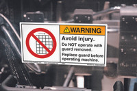 Guard Labels: Best Practices to Improve Safety and Reduce Liability