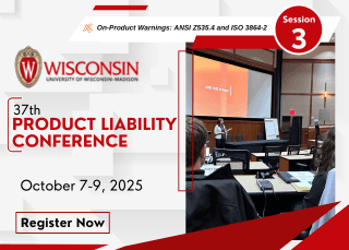Join Clarion Safety at UW–Madison’s 37th Annual Product Liability Conference 2025