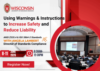 June 2026 Course on Product Liability from the University of Wisconsin
