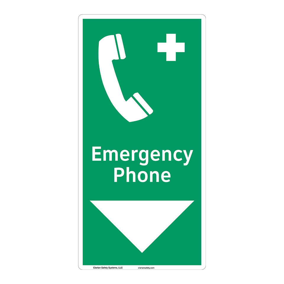 Emergency Phone Signs Clarion safety Systems