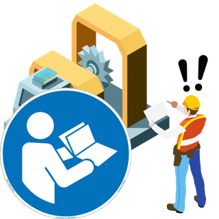 Read Manual Label Icon