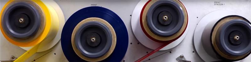 Rolls of Colored Printing Material for Specialized Printing