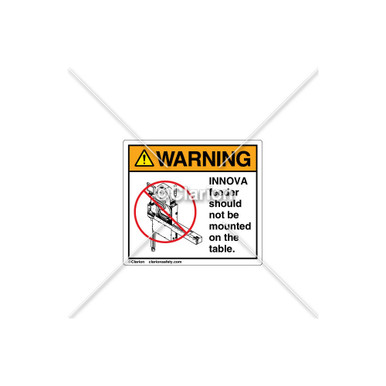 USA WARNING看板 ANSI Safety Label - Caution - Hazardous Noise Level - Ear