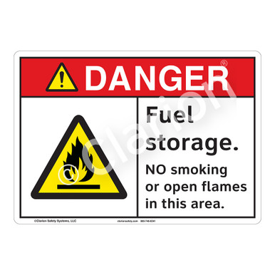 Danger Fuel Storage (F1155-) Sign