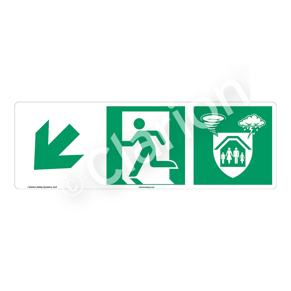 Storm Shelter Sign (F1312-)