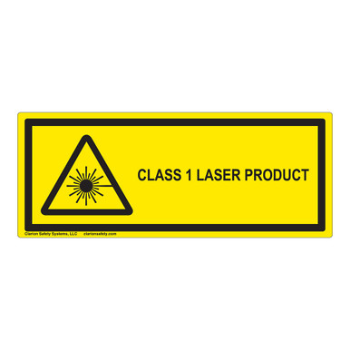 Class 1 Laser Product (IEC-6003-E62-H) Label Class 1 Laser Product (IEC-6003-E62-H) Label