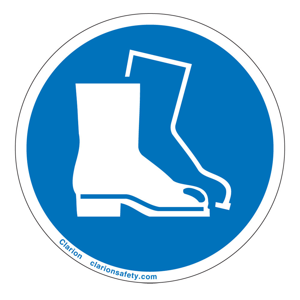 Wear Safety Boots Label (IS6134-)