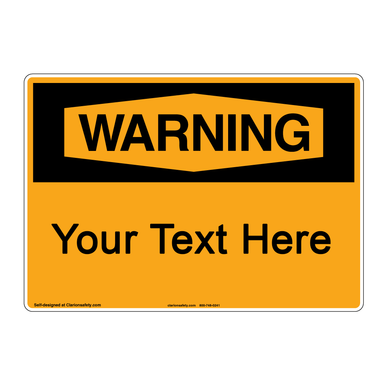 warning sign template