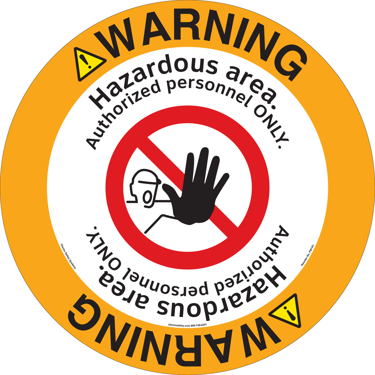 Warning/Hazardous Area Floor Marker (FM145-)