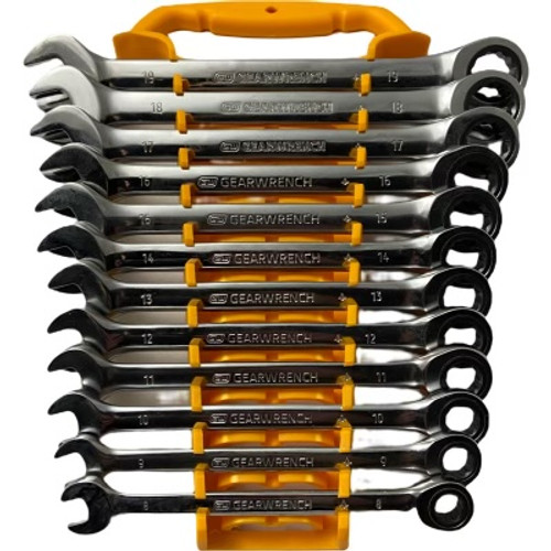 12 Pc. Metric Combination Ratcheting Wrench Set