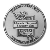 National Atomic Testing Museum Challenge Coin Silver