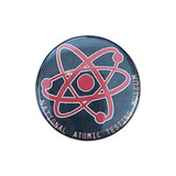 RED/BLK RAD ROUND MAGNET