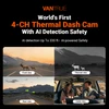 Vantrue Pilot 2 | 4 Channel Dashcam with Thermal AI Technology