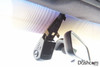 A118C/B40C miniature discreet capacitor dash cam | In-car photo showing power wire exposed