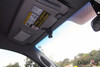 Slip-on visor mount for dashcams with threaded mounts | In-car example photo passenger's side view