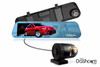 KDLINKS R100 Ultra HD 1296P Front + 1080P Rear Wide Angle Rearview Mirror Dual Lens Dash Cam Assembly