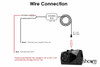 Vantrue Direct-Wire Hardwire Kit for Professional Installation and Parking Mode | Fits Vantrue N2 / N2 Pro, S1 Dashcam | Connection Diagram