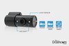 BlackVue Connected Rideshare Dashcam Bundle | DR750S-2CH-IR Rear Camera Features