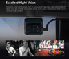Viofo A129 Plus Duo IR Dual Lens Dash Cam for Front & Interior | Night Vision Interior Camera with Infrared LEDs