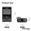 VIOFO A229 Pro Duo 4K+2K Dash Cam w/ GPS & WiFi | Camera Dimensions
