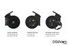 DR970X-2CH-IR-PLUS Front + Interior Dash Cam | Buttons & Sensors