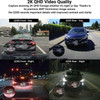 Thinkware Q200 Front + Rear 2CH Dashcam | 2K / 1440p Video Quality